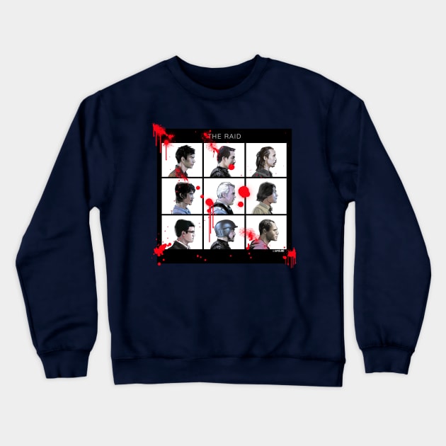 The Raid Blood Edition Crewneck Sweatshirt by spacelord